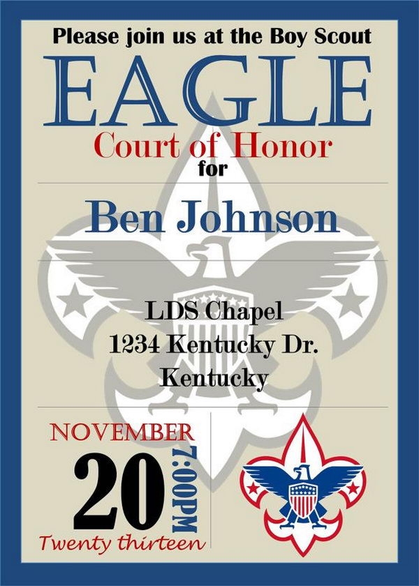 10 Cool Eagle Scout Invitations