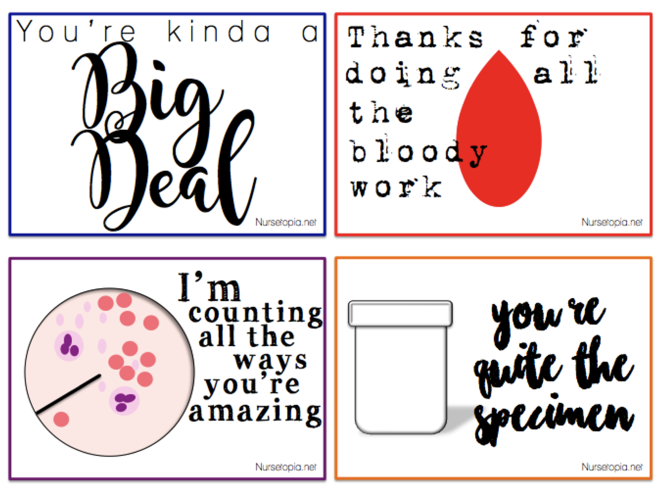 happy nurses week printable cards
