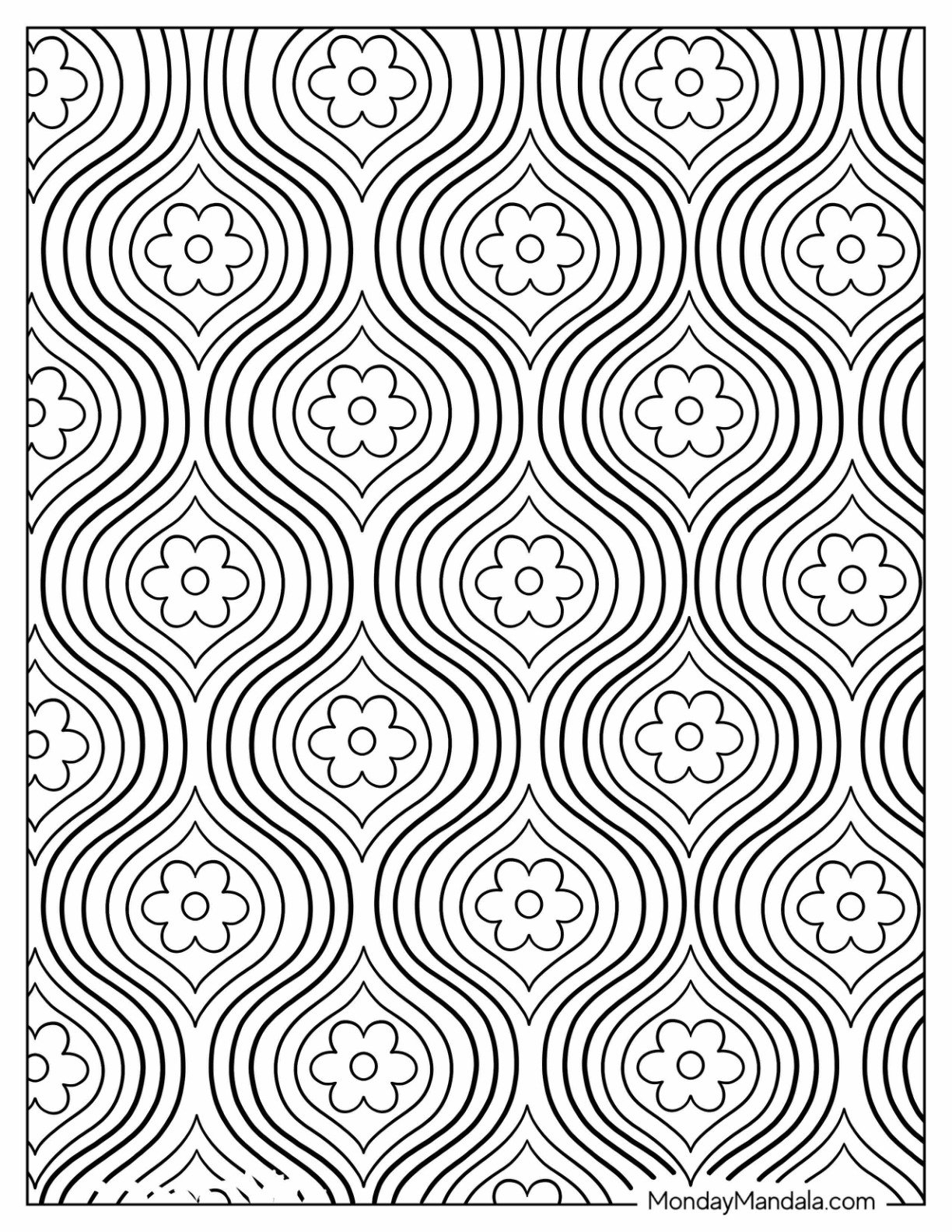 Pattern Coloring Pages