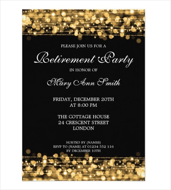 36 Retirement Party Invitation Templates PSD AI Word