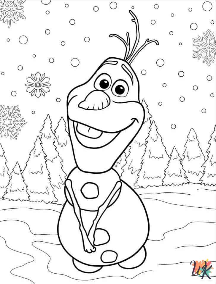 48 Olaf Coloring Pages Fun Educational Activity ColoringPagesWK
