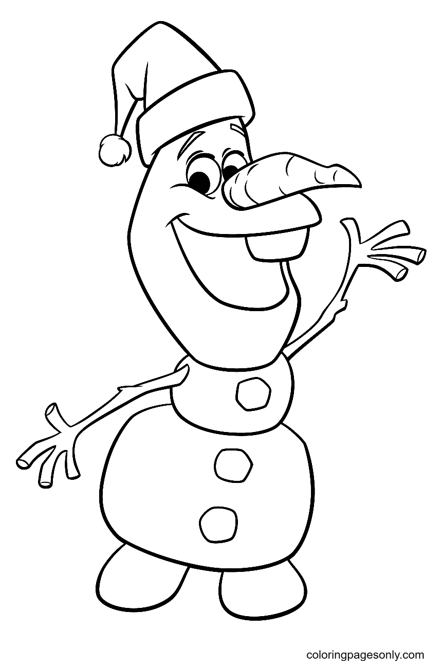 Olaf Coloring Pages