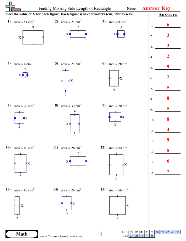 Area Perimeter Worksheets Worksheets Library