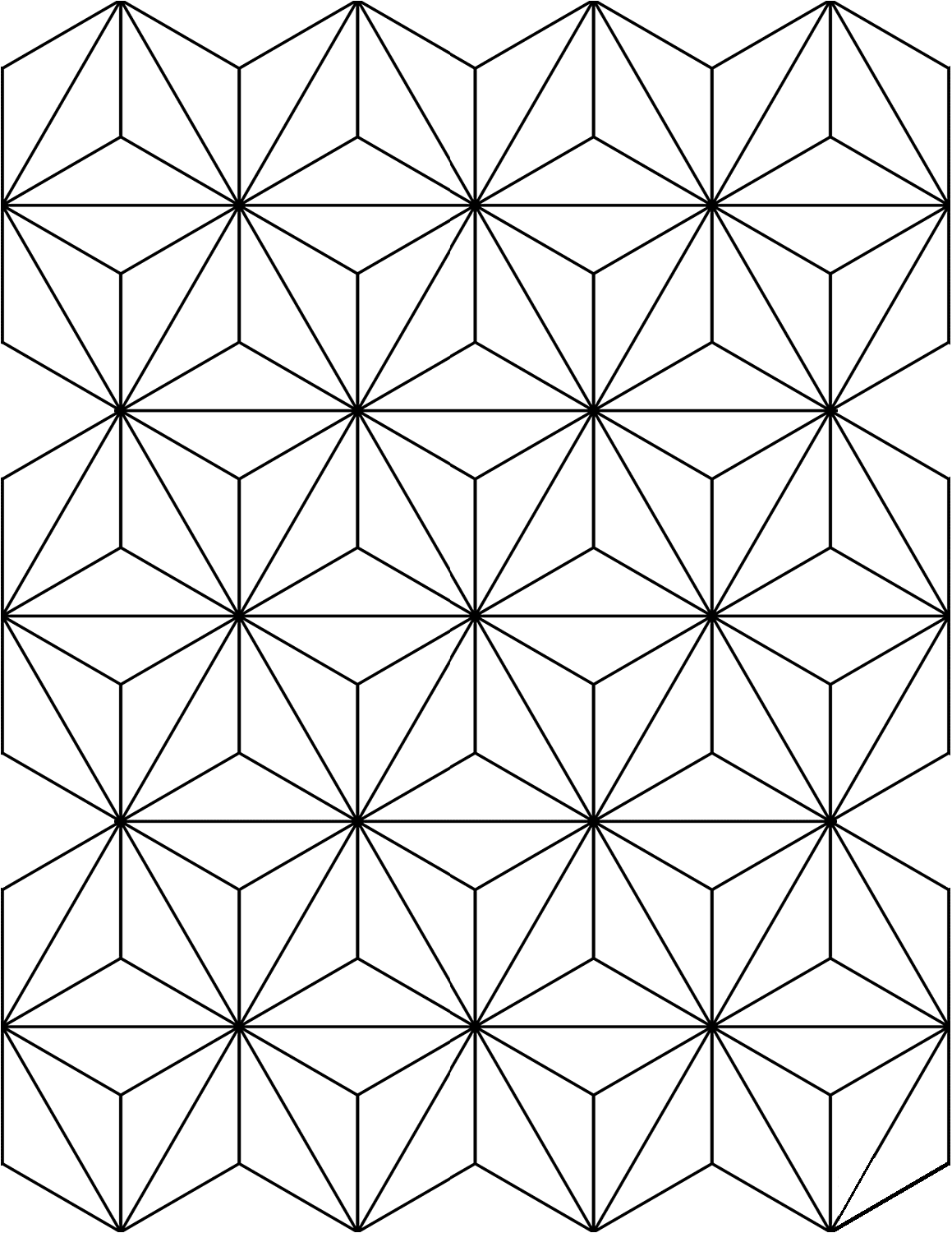 Asanoha Pattern Coloring Page Free Printable Coloring Pages For Kids