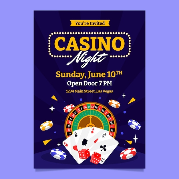 Casino Party Invite Images Free Download On Freepik