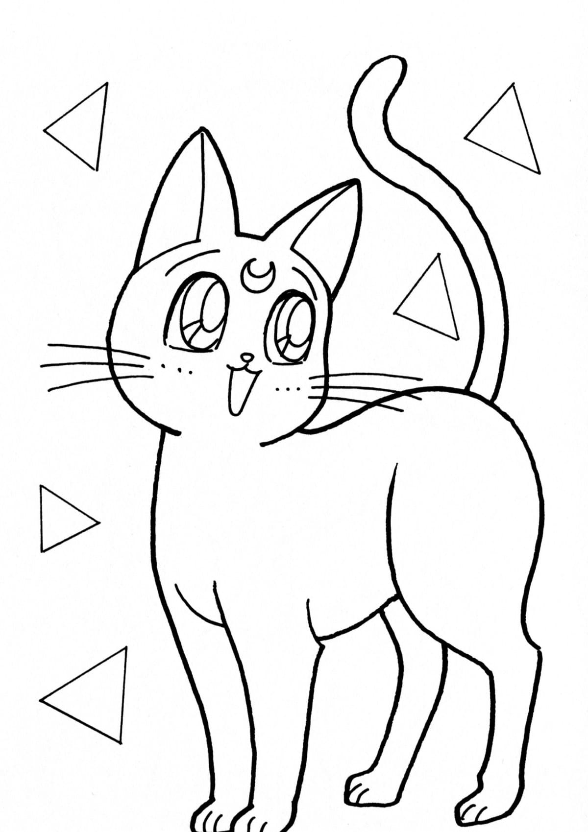 Moon Coloring Page