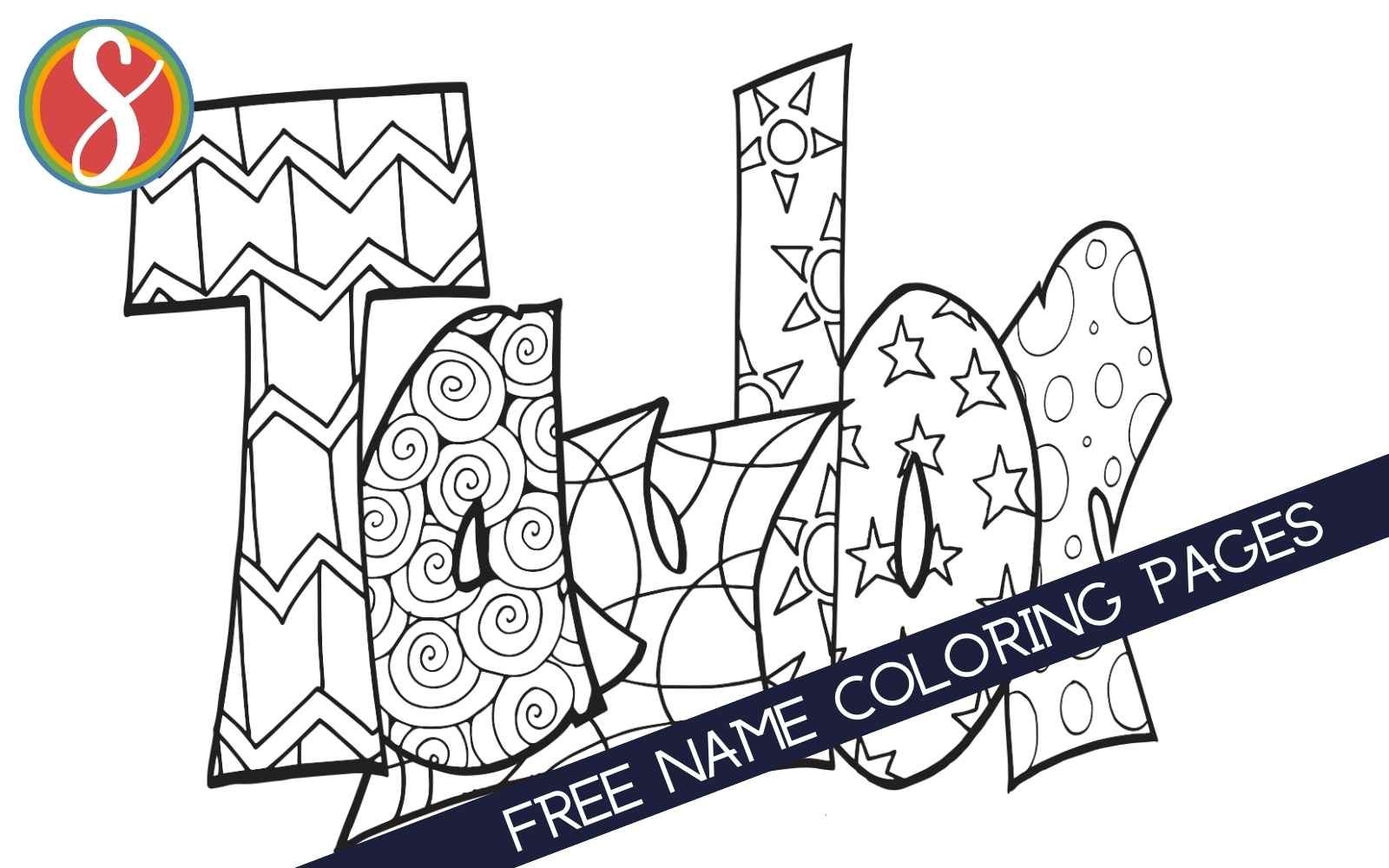 Name Coloring Pages