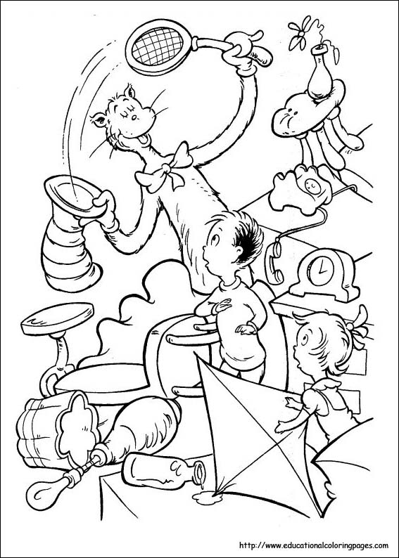 dr seuss coloring worksheets