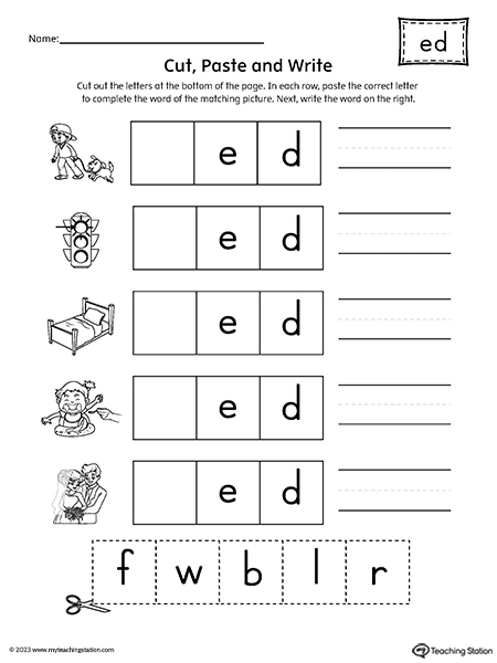 Ed Worksheets Worksheets For Kindergarten