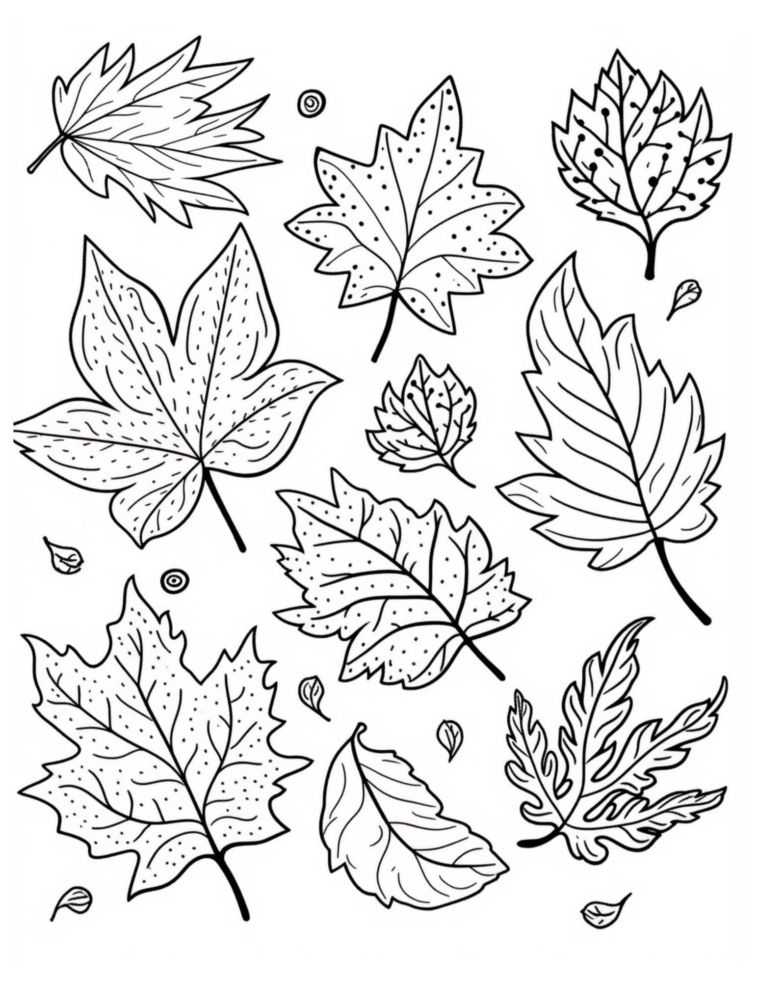 free printable coloring pages of fall