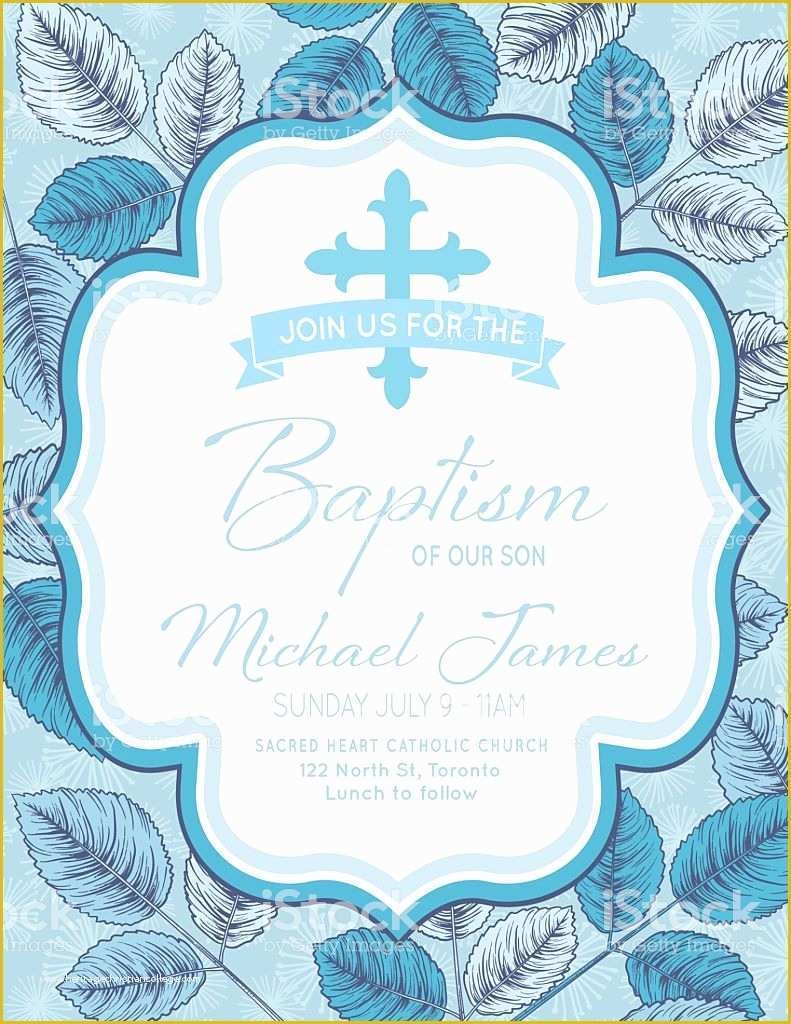 christening invite template free