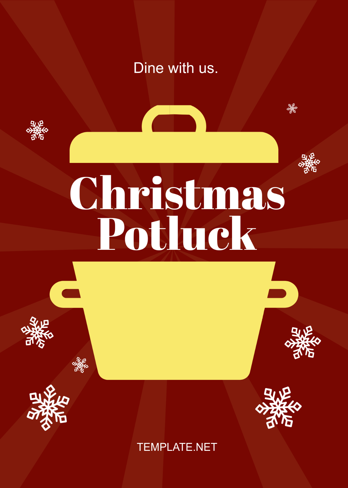 Free Christmas Invitation Card Template To Edit Online