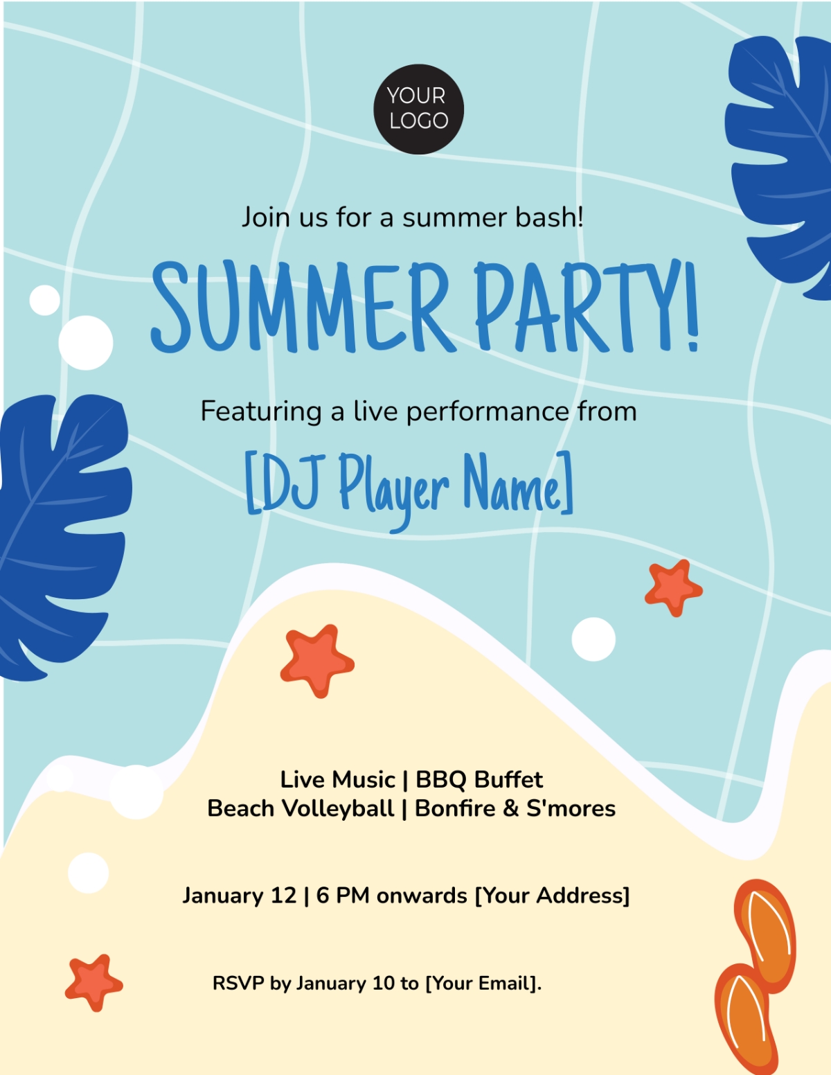 Free Party Invite Flyer Template Edit Online Download Template