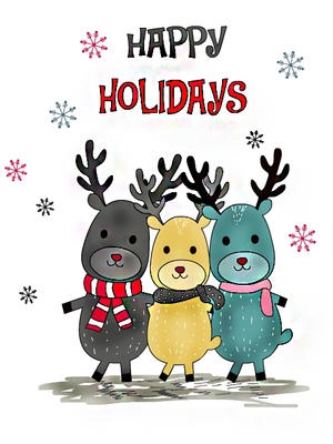 Free Printable Christmas Happy Holidays Cards Create And Print Free 