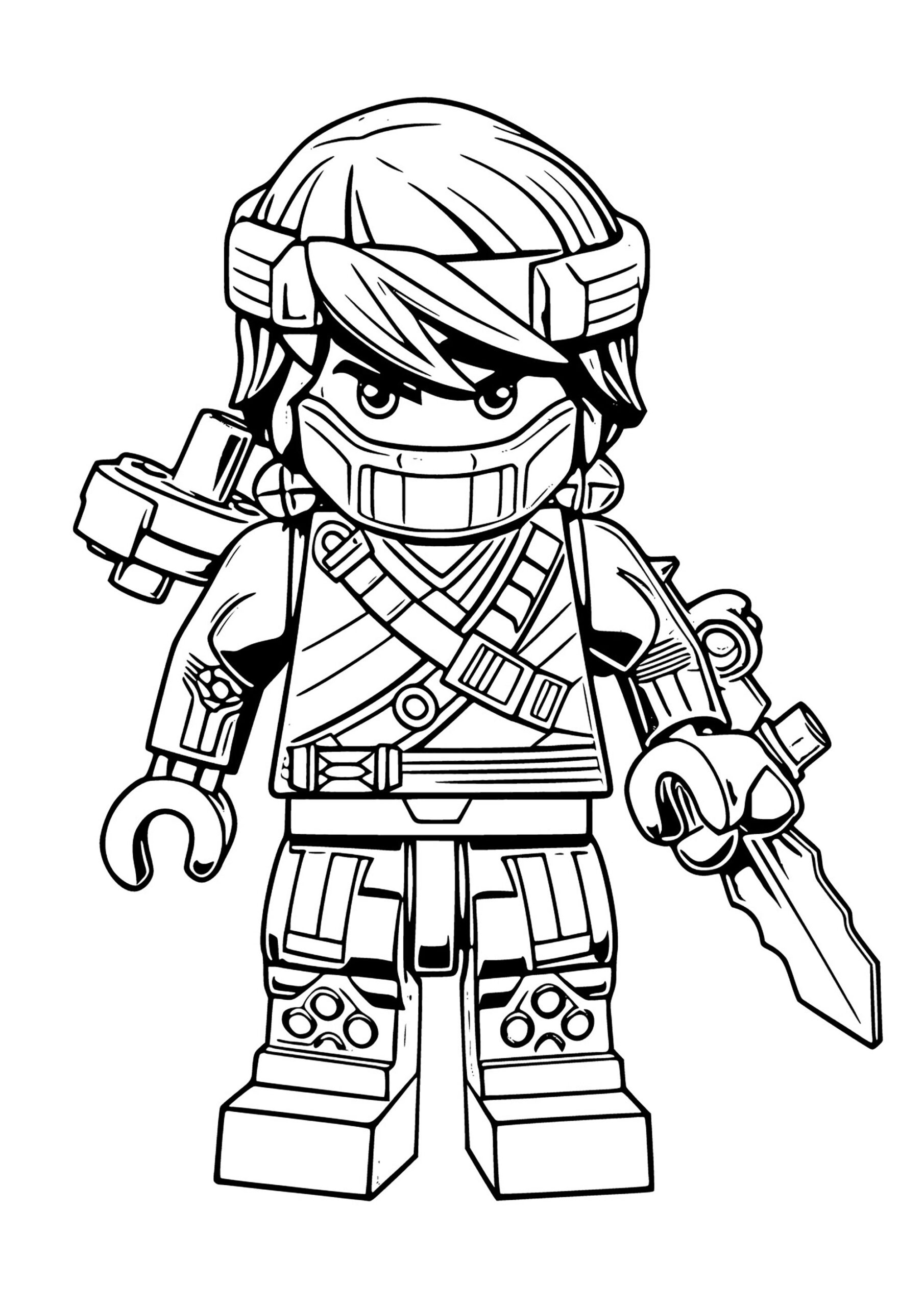 Ninja Ninjago Coloring Pages