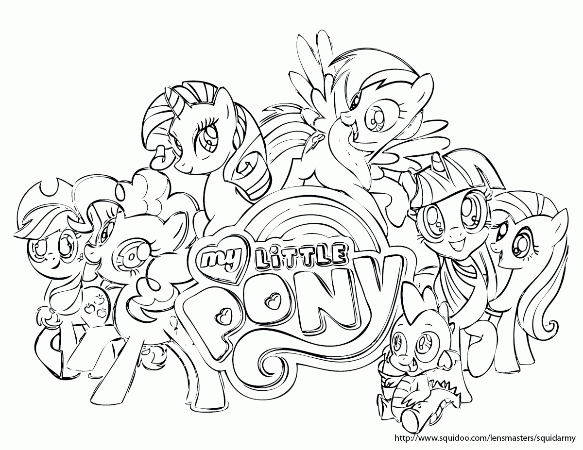 Free Printable Coloring Pages Of My Little Pony Friendship Is Magic 