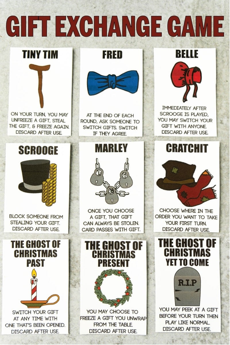Free Printable Gift Exchange Game Cards Download Free Printable Gift 