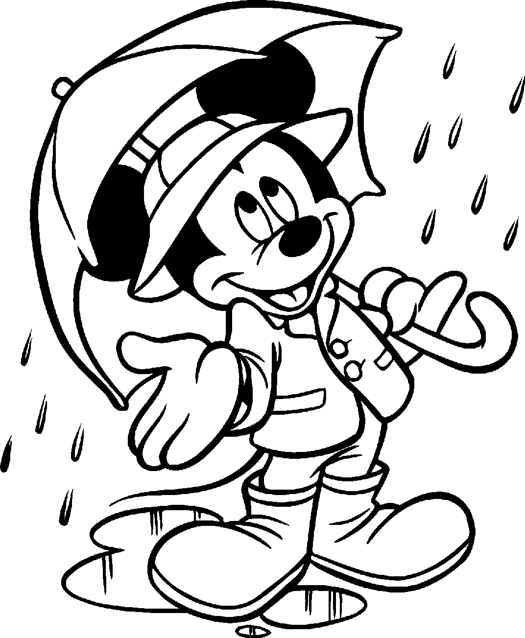 free coloring pages of mickey mouse
