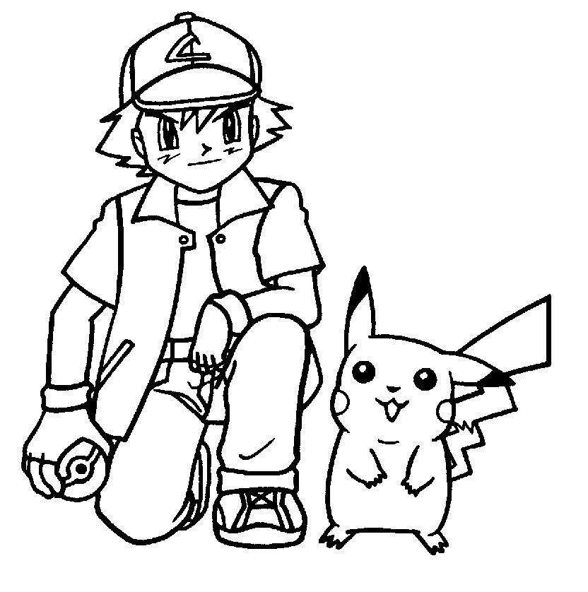 free coloring pages pikachu