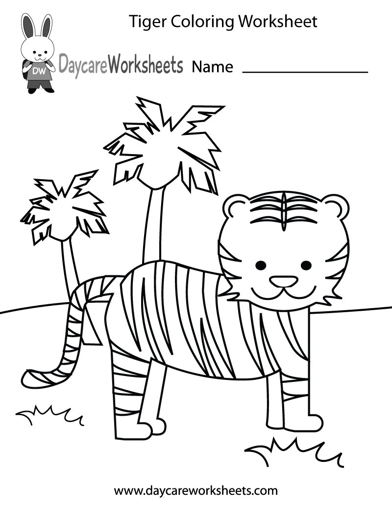 preschool coloring worksheets