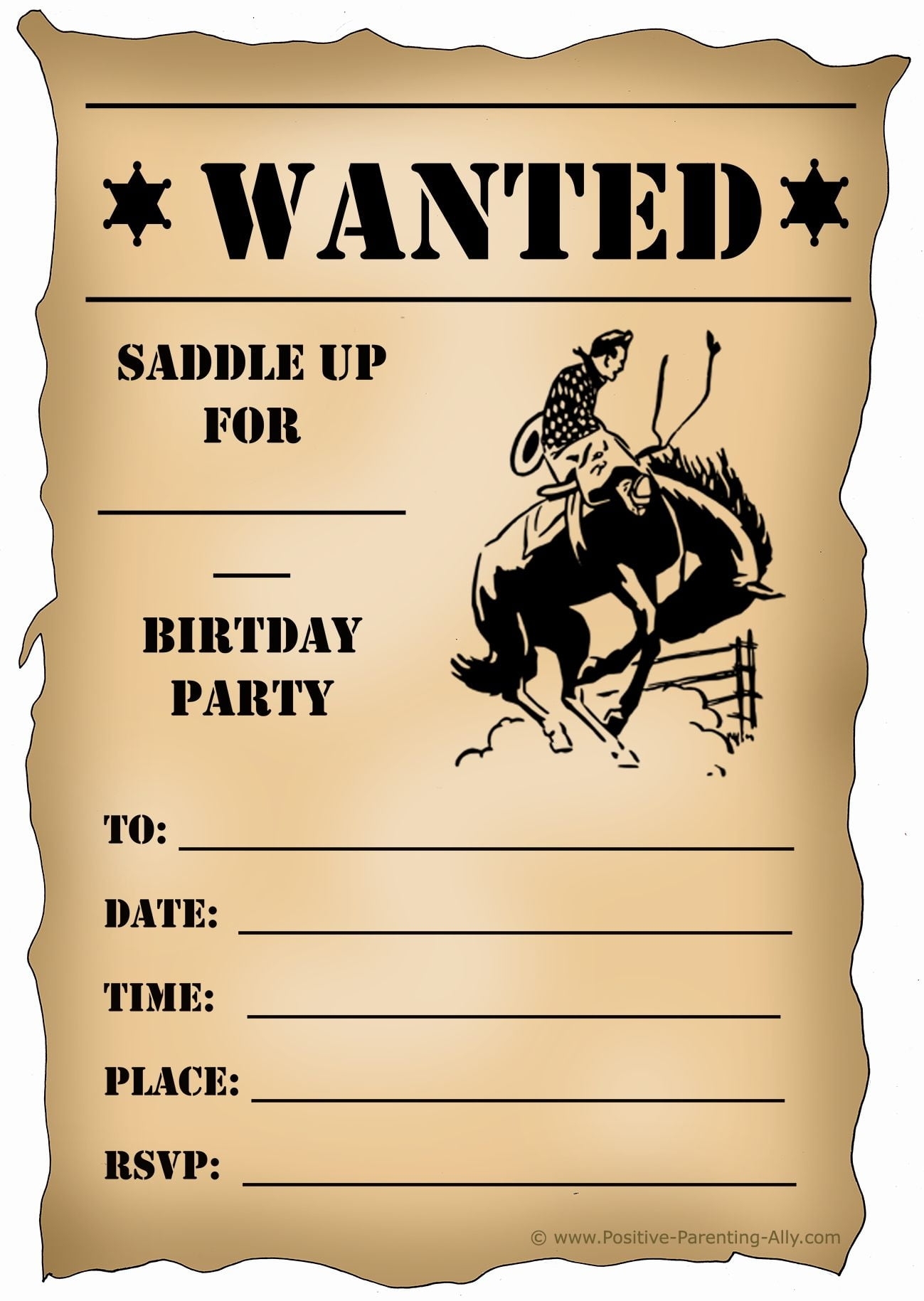 Free Printable Western Templates Free Printable