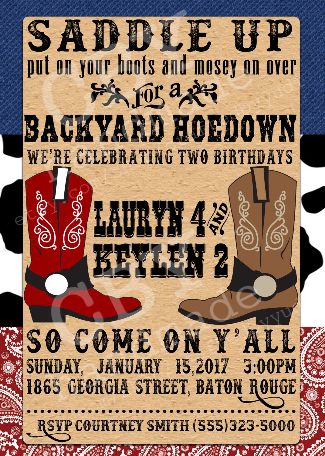 Free Printable Western Templates Kerry Acosta