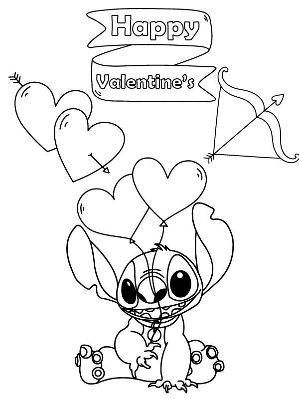 Free Stitch Valentines