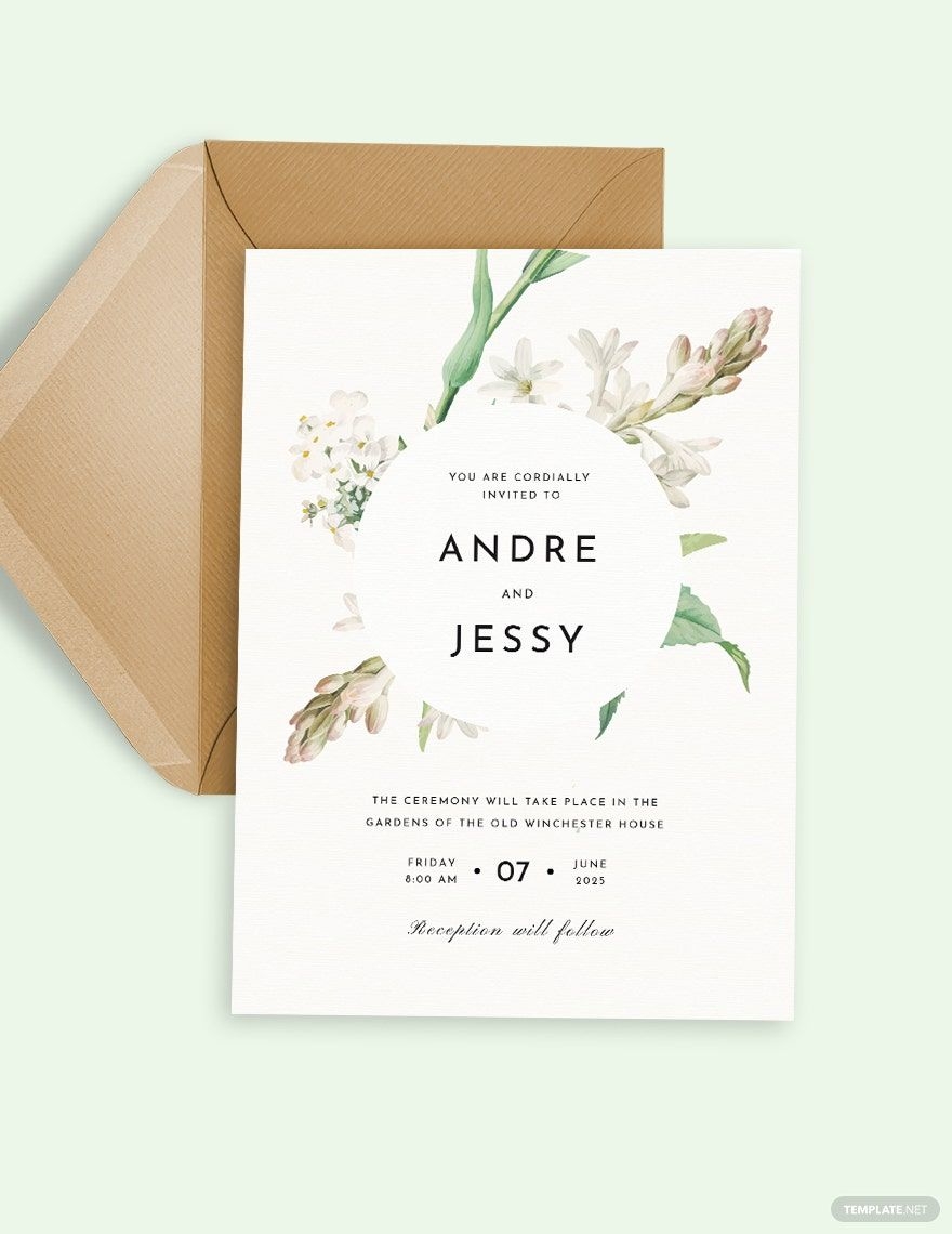 template wedding invitation