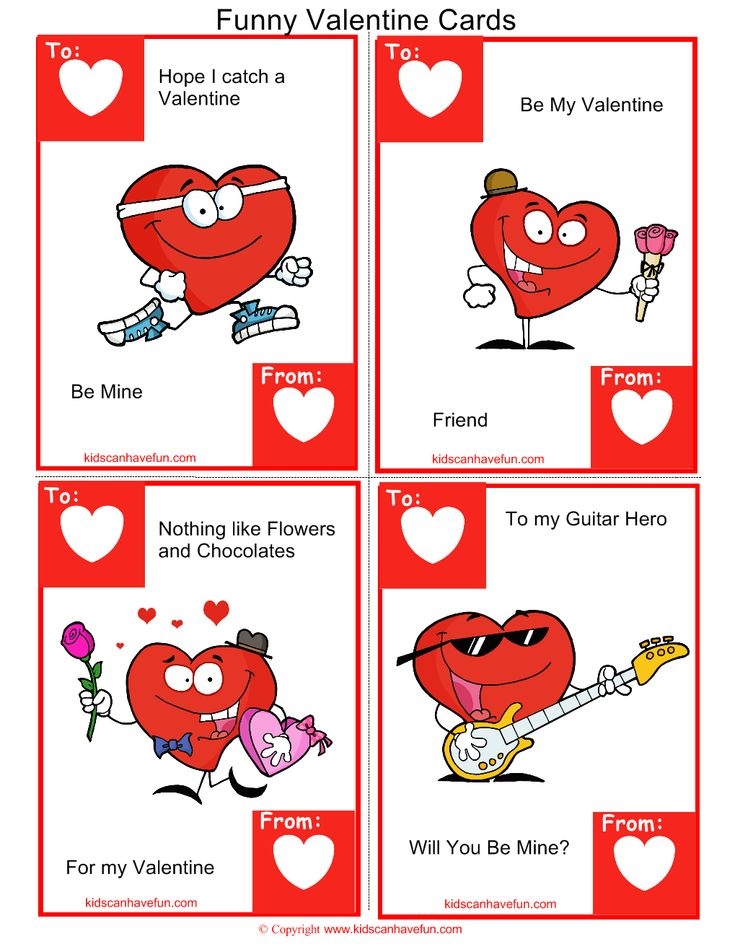 Funny Printable Valentines Day Cards Looking To Scare Up Some Lunch 