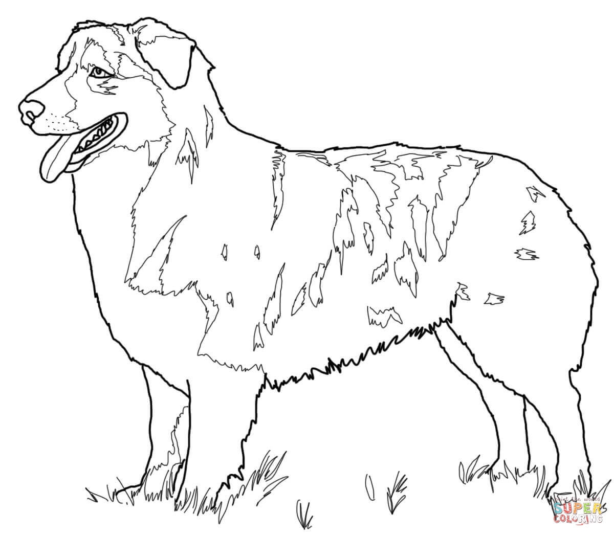 German Shepherd Dog Coloring Pages Coloring Home