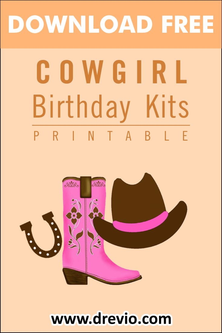 free cowgirl invitation template