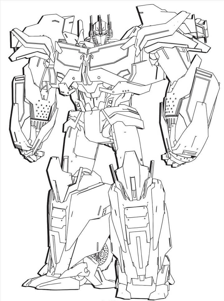 Optimus Prime Color Page