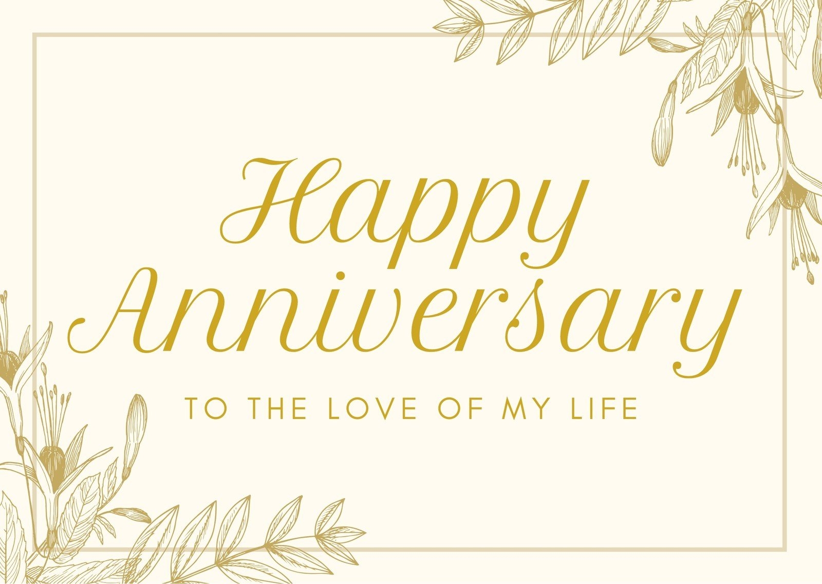 happy wedding anniversary card printable