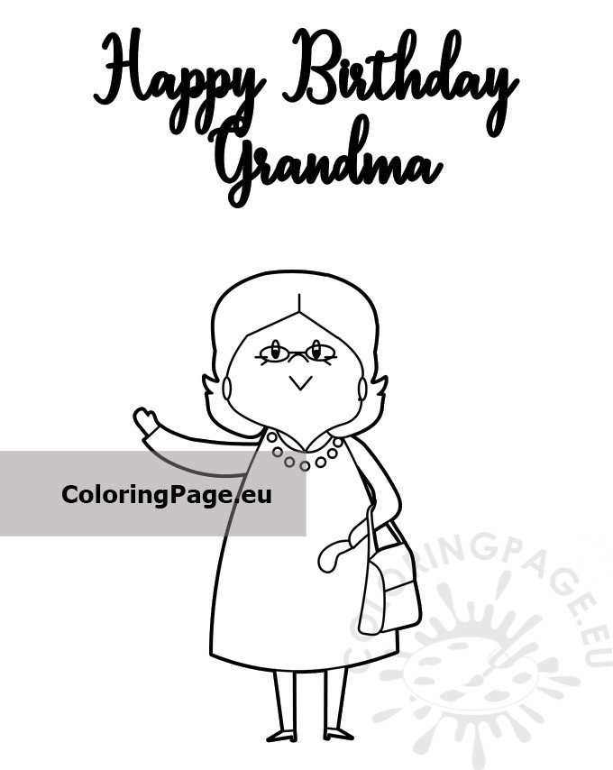 happy birthday grandma cards printable