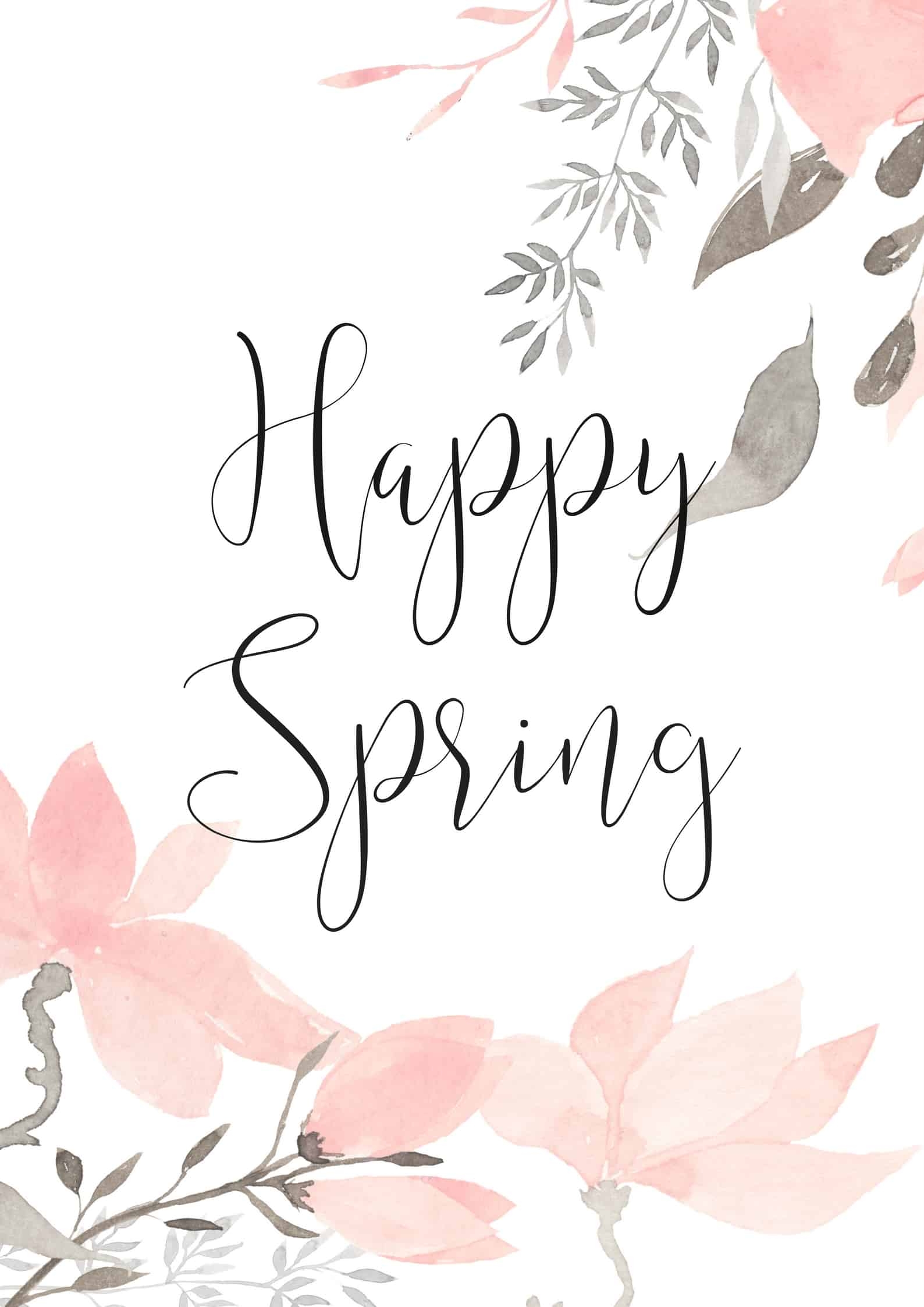 Happy Spring Let 39 s Celebrate With A Lovely Free Printable 