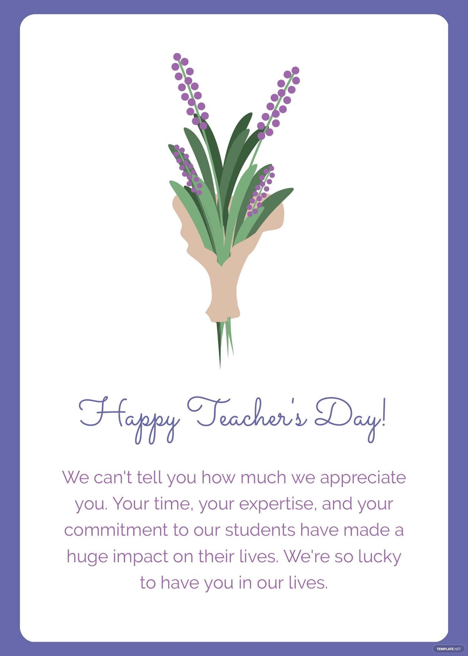 Happy Teachers Day Card Artofit