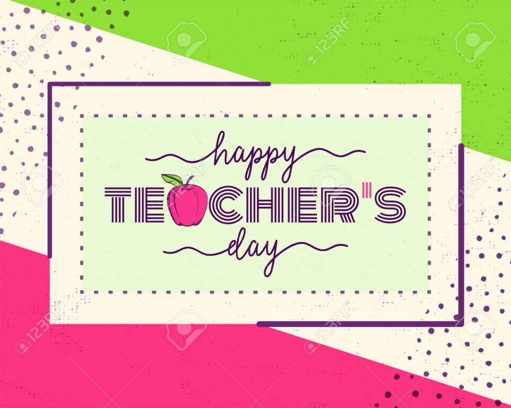 Happy Teachers Day Card Free Printable Free Templates Printable
