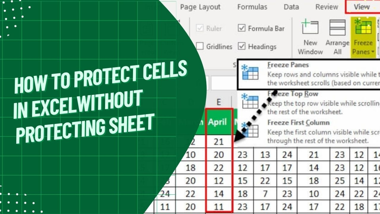 excel protecting worksheet