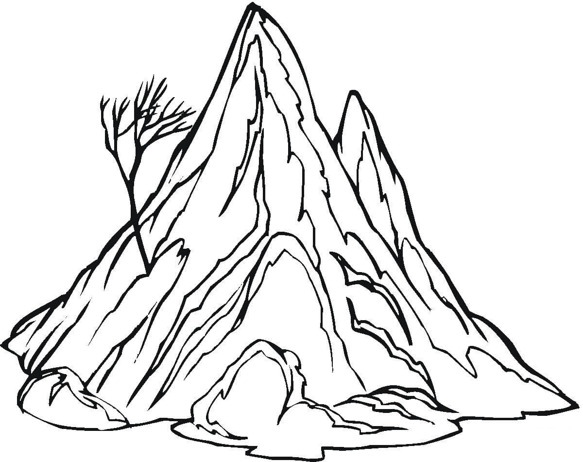 Mountain Coloring Pages