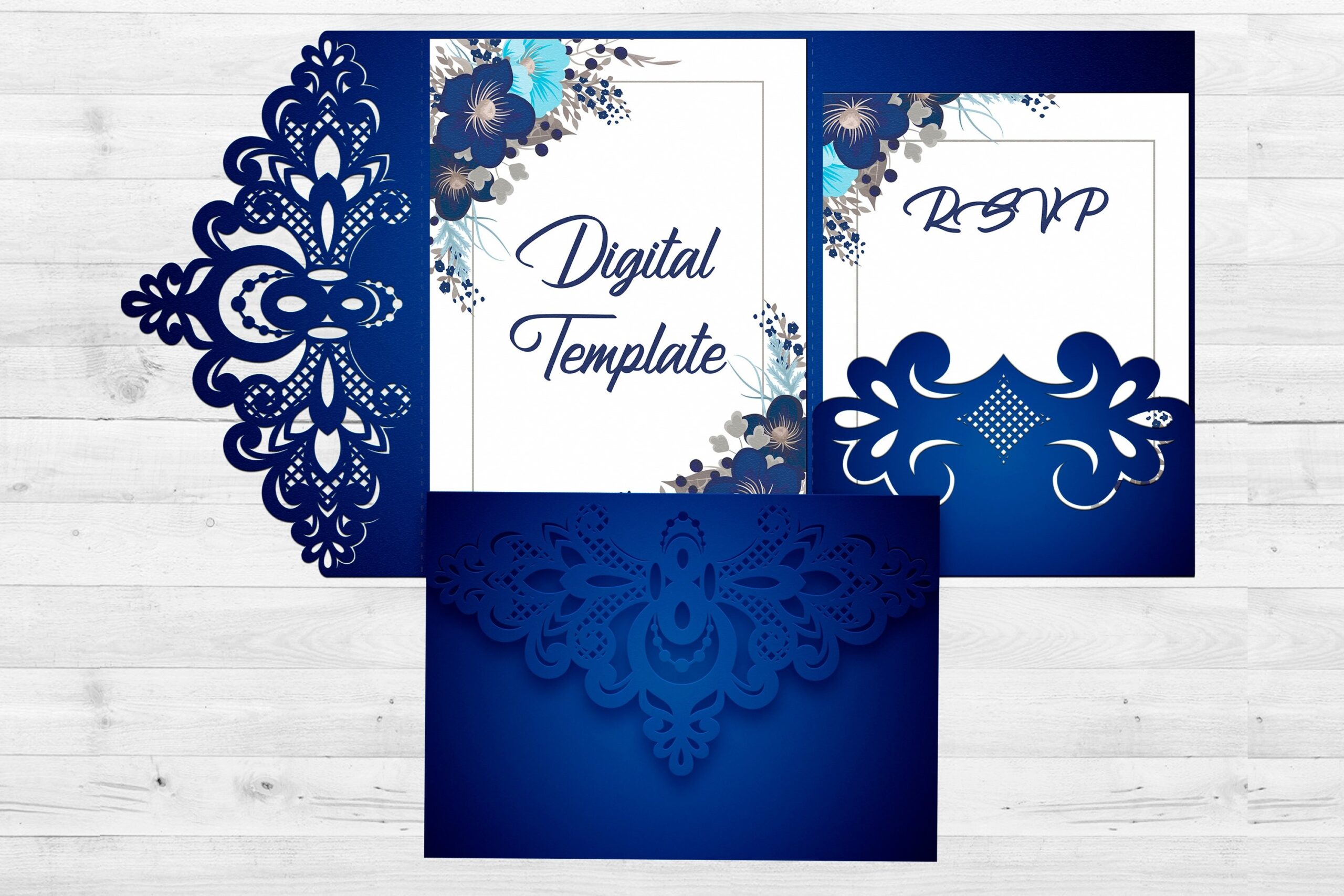 Lace Wedding Invitation Template Svg Files For Cricut Card The Best 