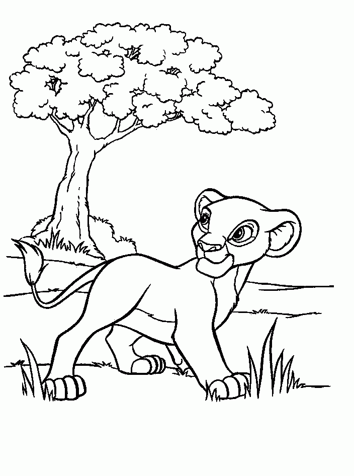 printable coloring pages lion king