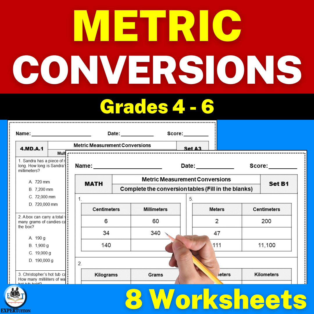 Metric Conversion Worksheets Math Monks Worksheets Library