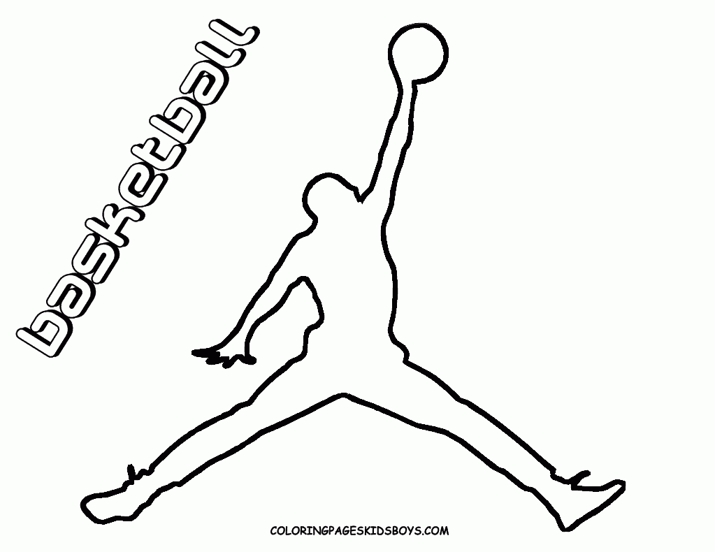 Michael Jordan Coloring Pages Free Coloring Home