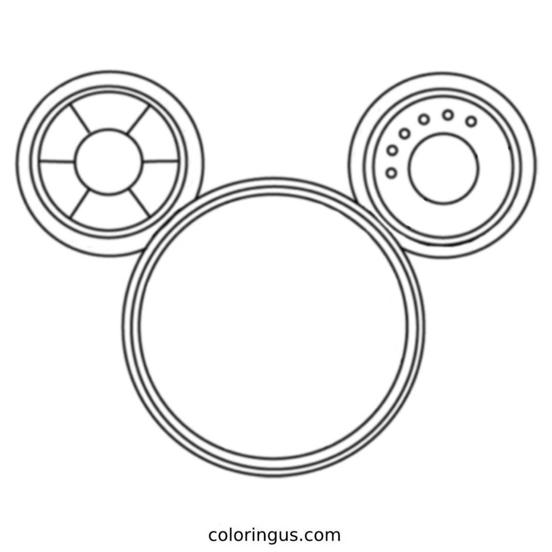 Mickey Mouse Coloring Pages Free Printable Sheets Mickey Mouse 