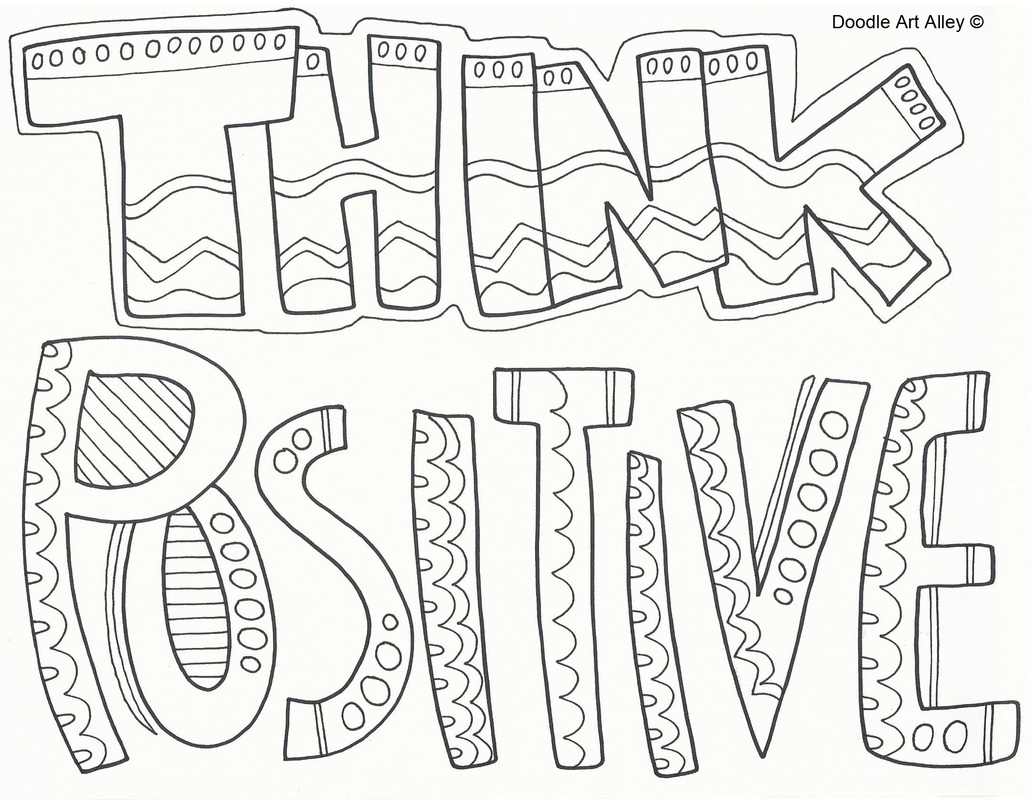 Motivational Coloring Pages