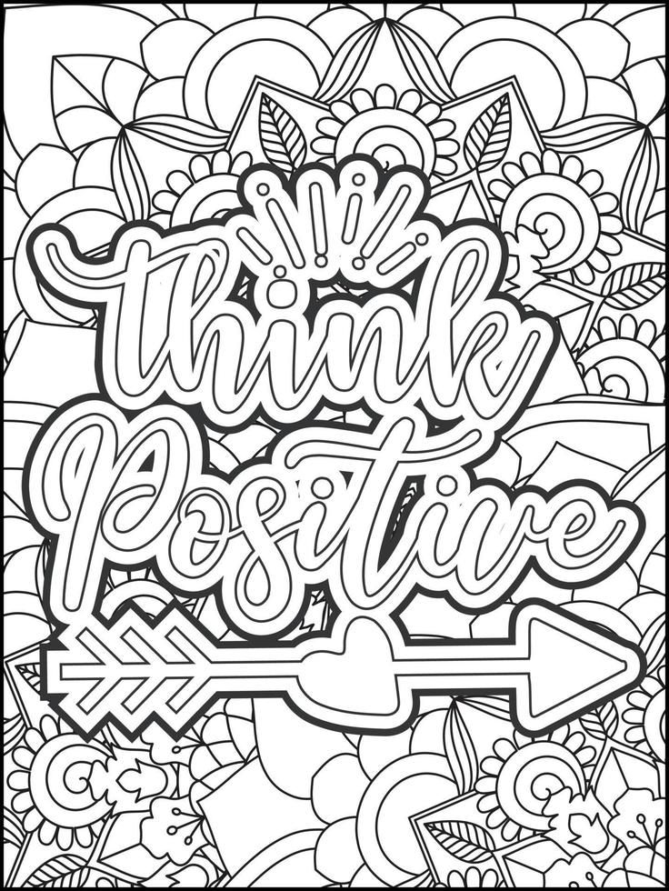 Motivational Quotes Coloring Page Inspirational Quotes Coloring Page 