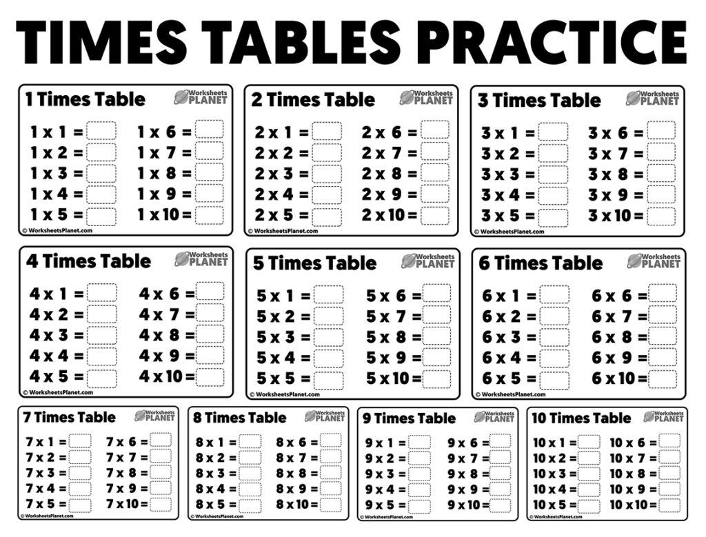 multiplication worksheets 1-12