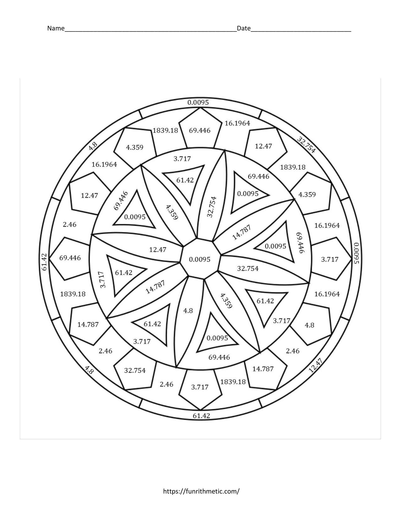 Multiplying Decimals Game Multiplying Decimals Activity For 