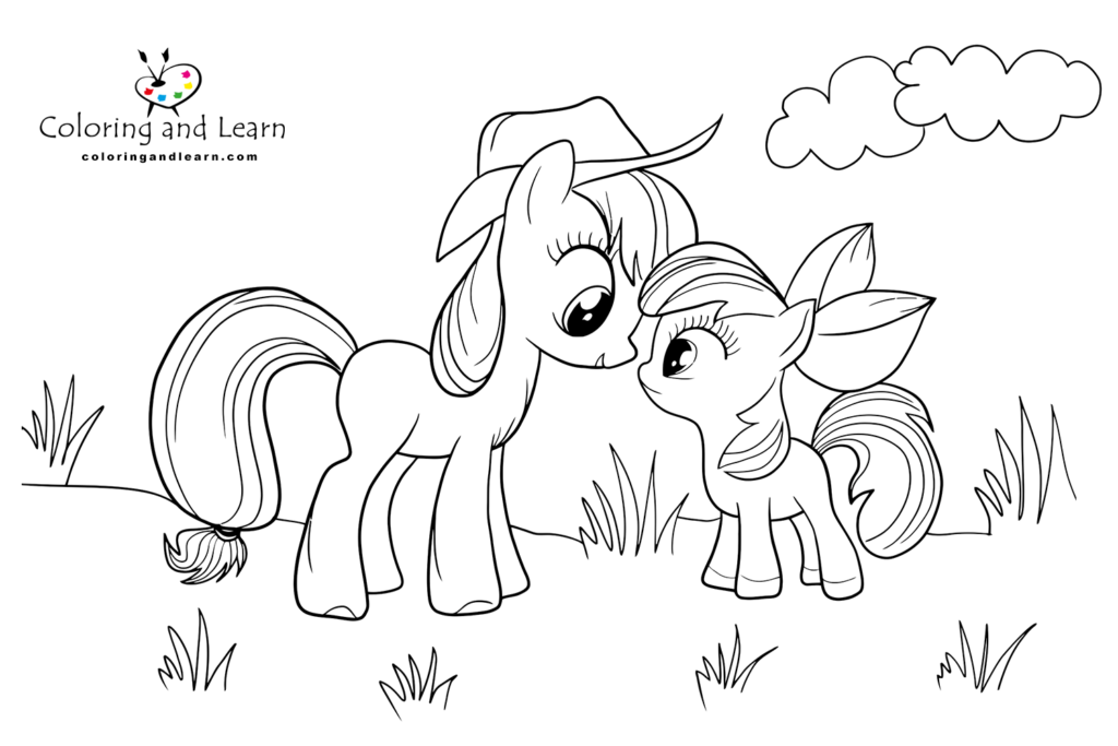 my little pony color pages free