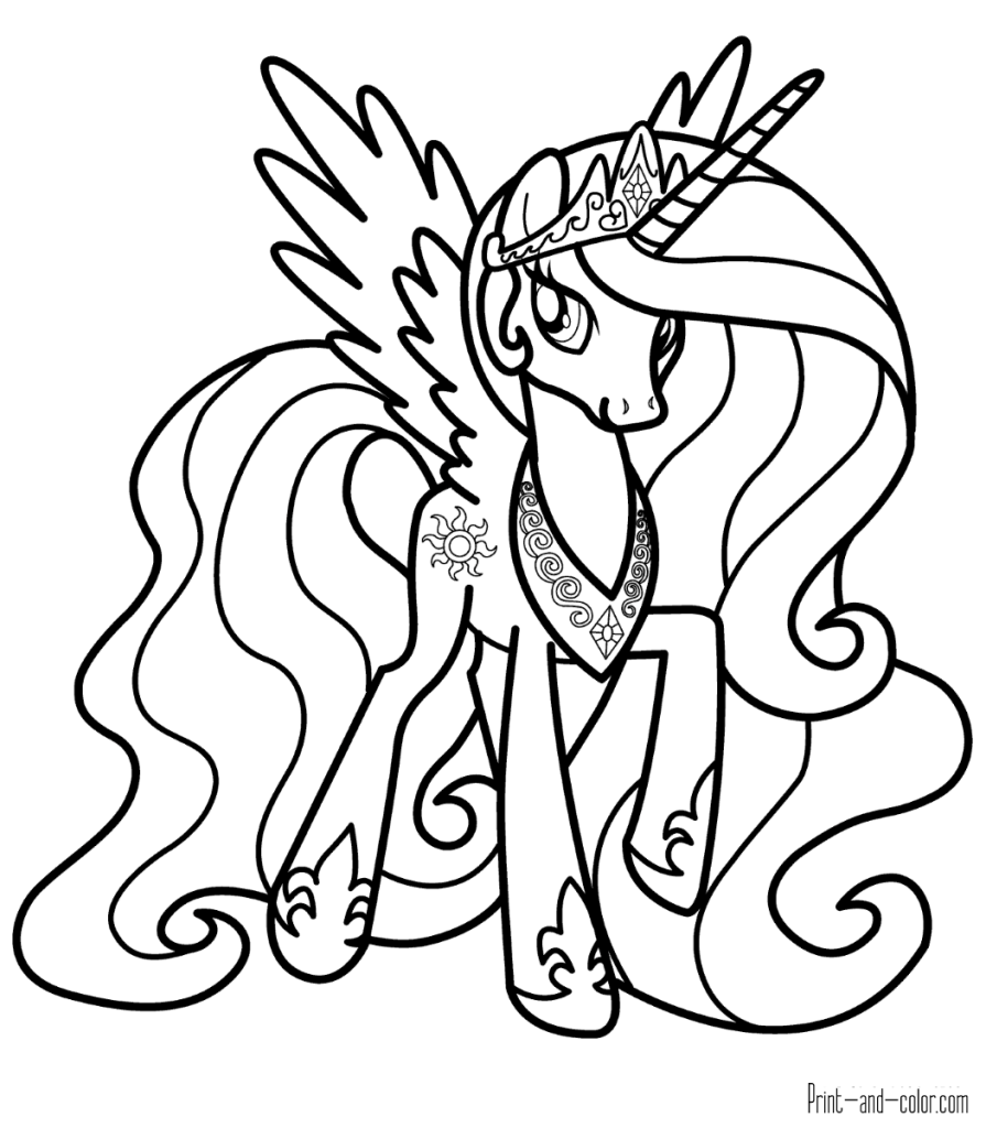 My Little Pony Coloring Pages Print And Color